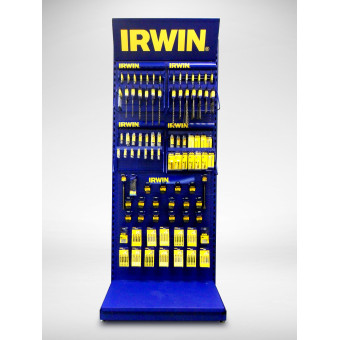 IRWIN – Regál s vrtáky a bity