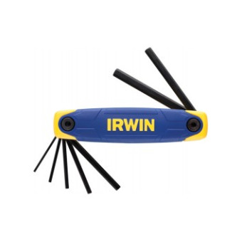 IRWIN - Skládací 7-dílná sada šestihranných imbusových klíčů s kuličkou